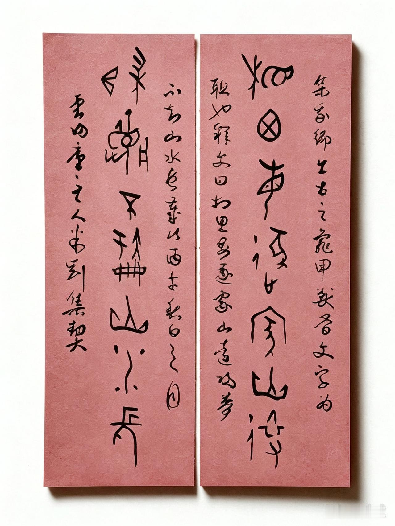米刚甲骨文作品