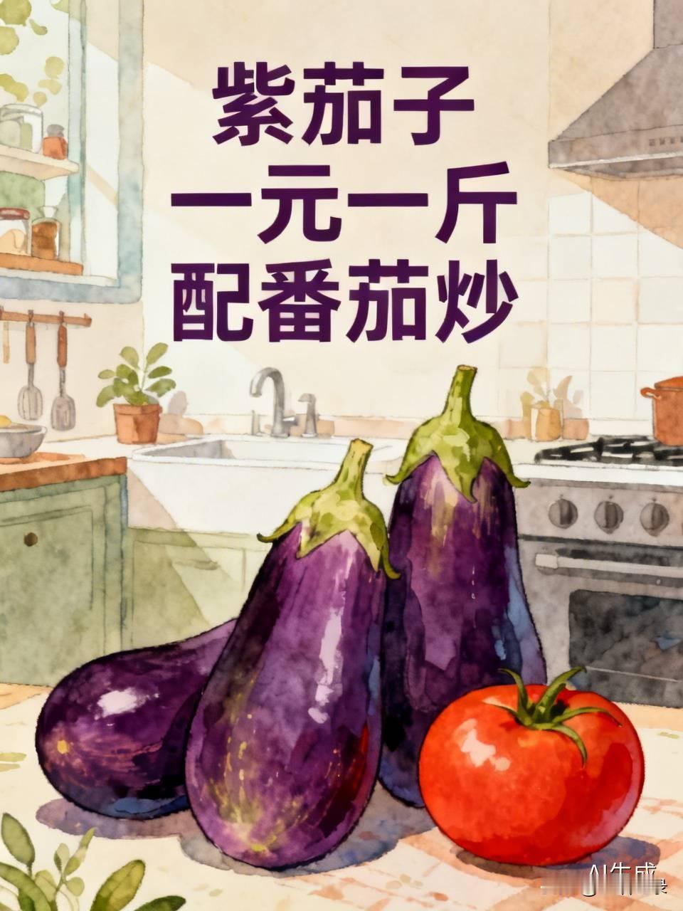买了几个紫茄子
比青茄子贵一点
一元一斤
不过很好吃
炒的时候
配一个番茄
挑选