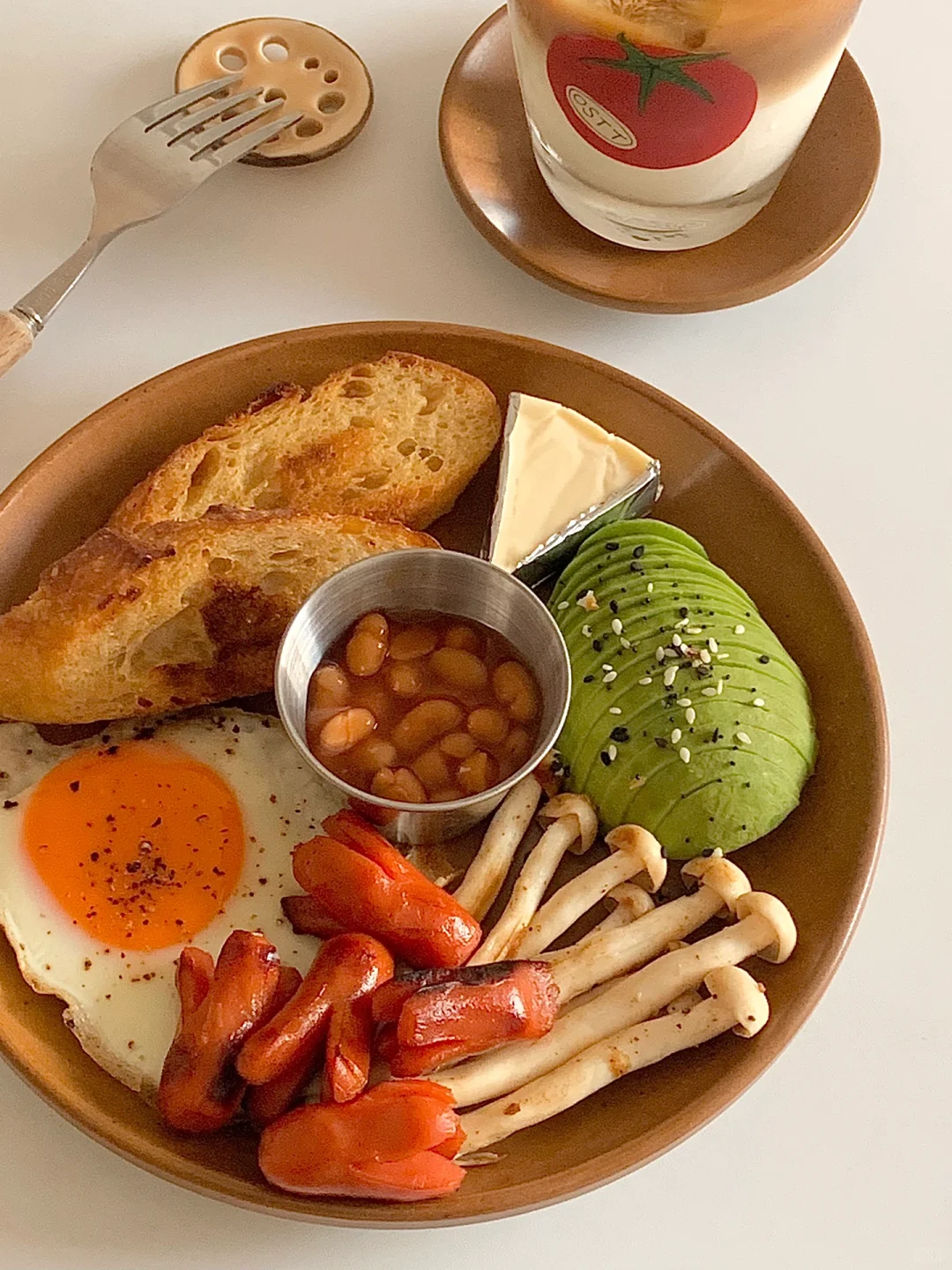 5分钟快手早餐🍴 英式Brunch拼盘🍳🥓