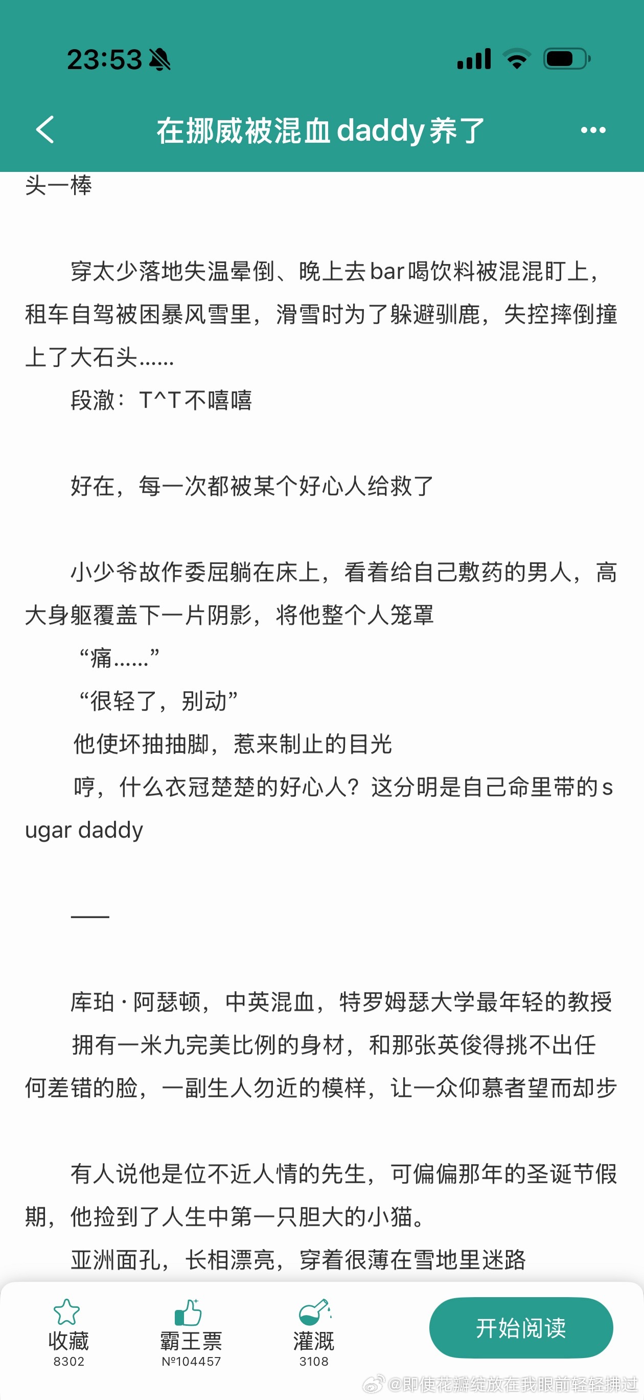 这文笔很像我初中写小说 