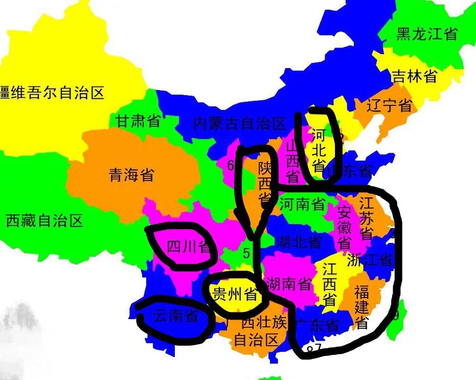 今天一看地图发现2018年我跑了一年才把鸡肚子跑完！2019年你愿意陪我一起去走
