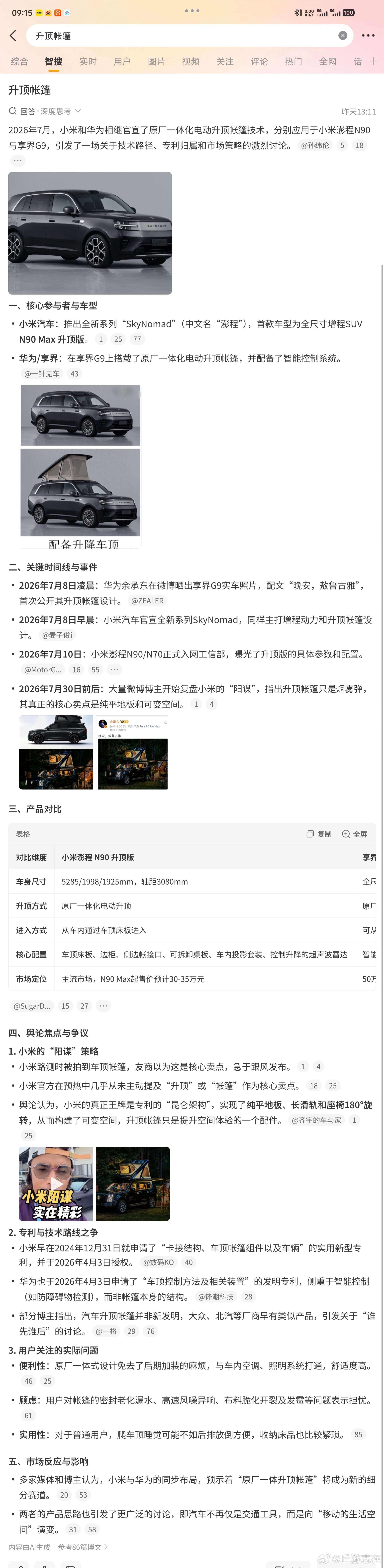 聊聊升顶帐篷吧，虽然大家已经看到了两家放出的效果图，但距离真车交付我觉得最快最快
