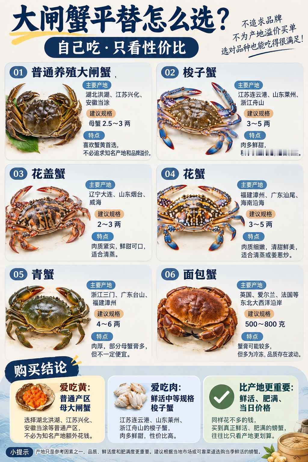 不送礼自己吃，这些更有性价比嗷，建议收藏[笑而不语]大闸蟹全线崩盘 ​​​
