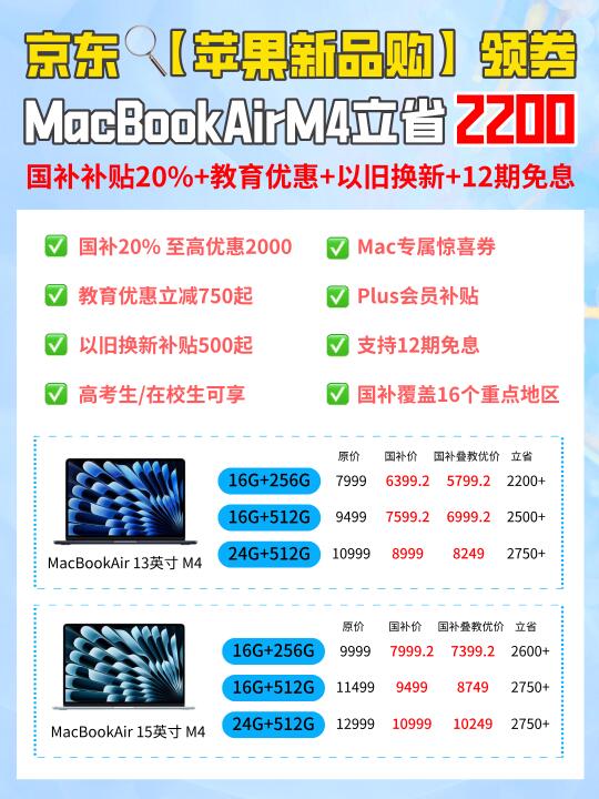 25年Mac暑期返校季优惠汇总！学生党必看！