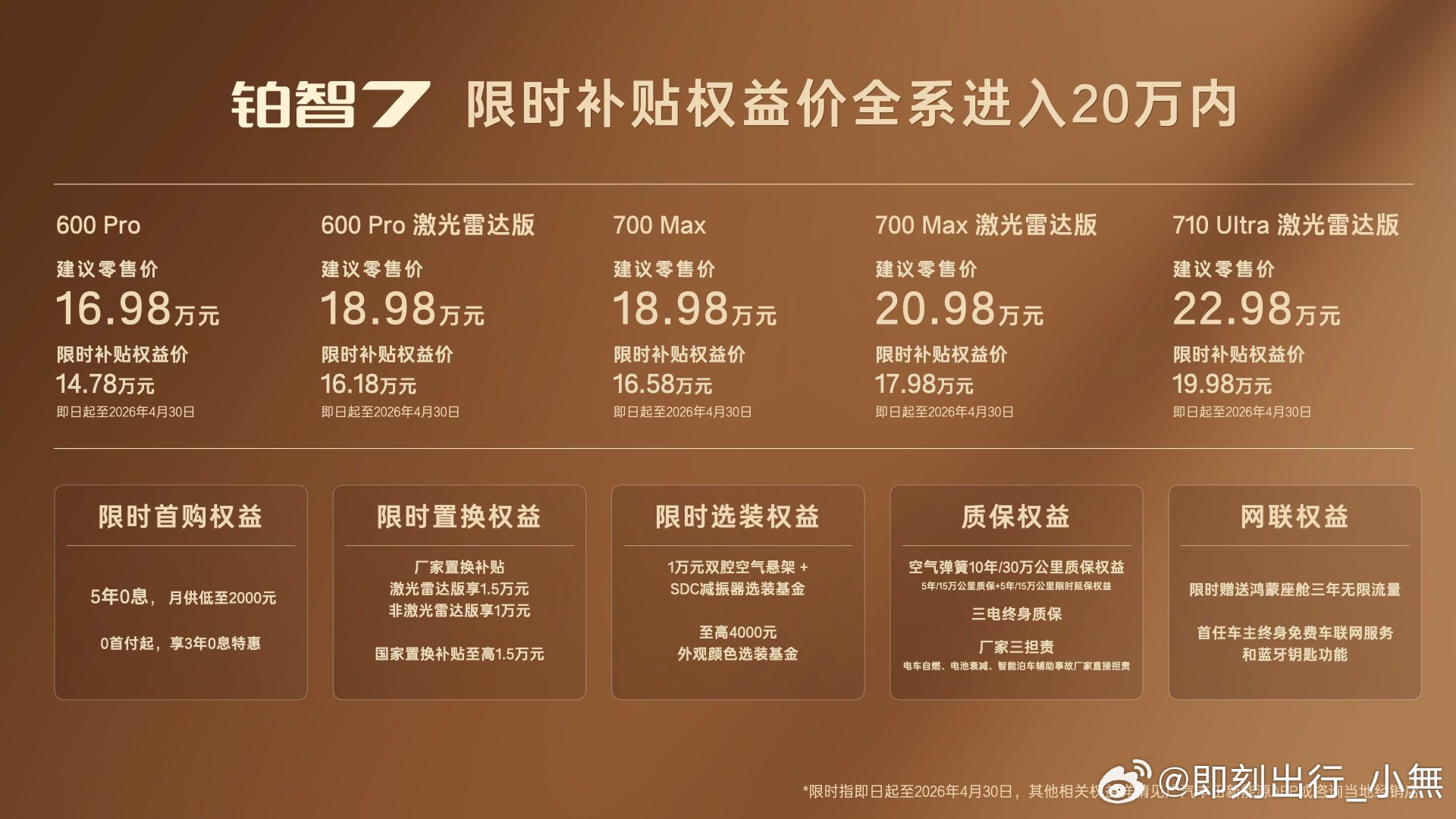 铂智7上市限时补贴权益价14.78万起 新能源时代的丰田服务2.0底层打通+联合