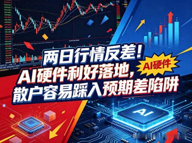 两日行情反差！AI硬件利好落地，散户容易踩入预期差陷阱
