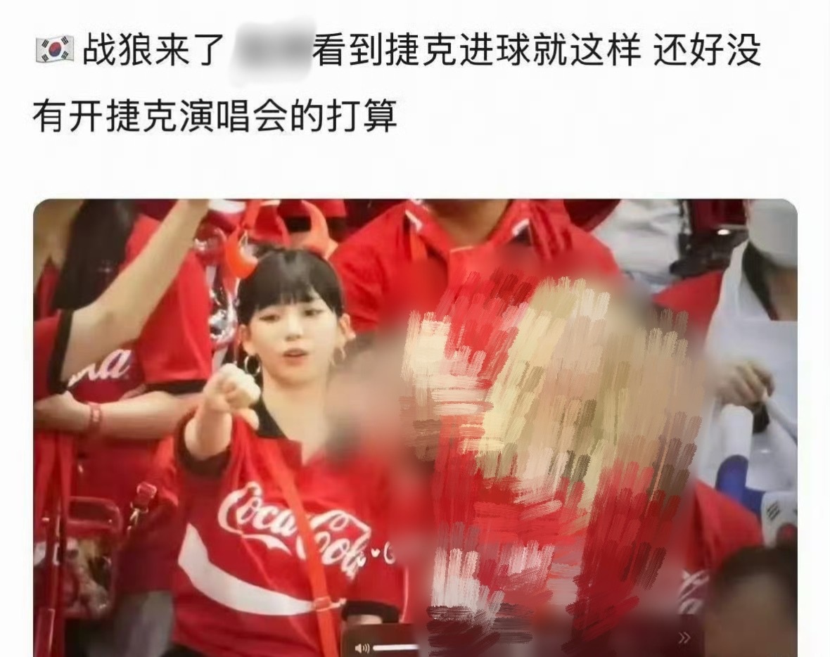 路人世界观重塑中 虽然支持自家球队没错但是作为一个爱豆确实有失偏颇 捷克的粉丝这