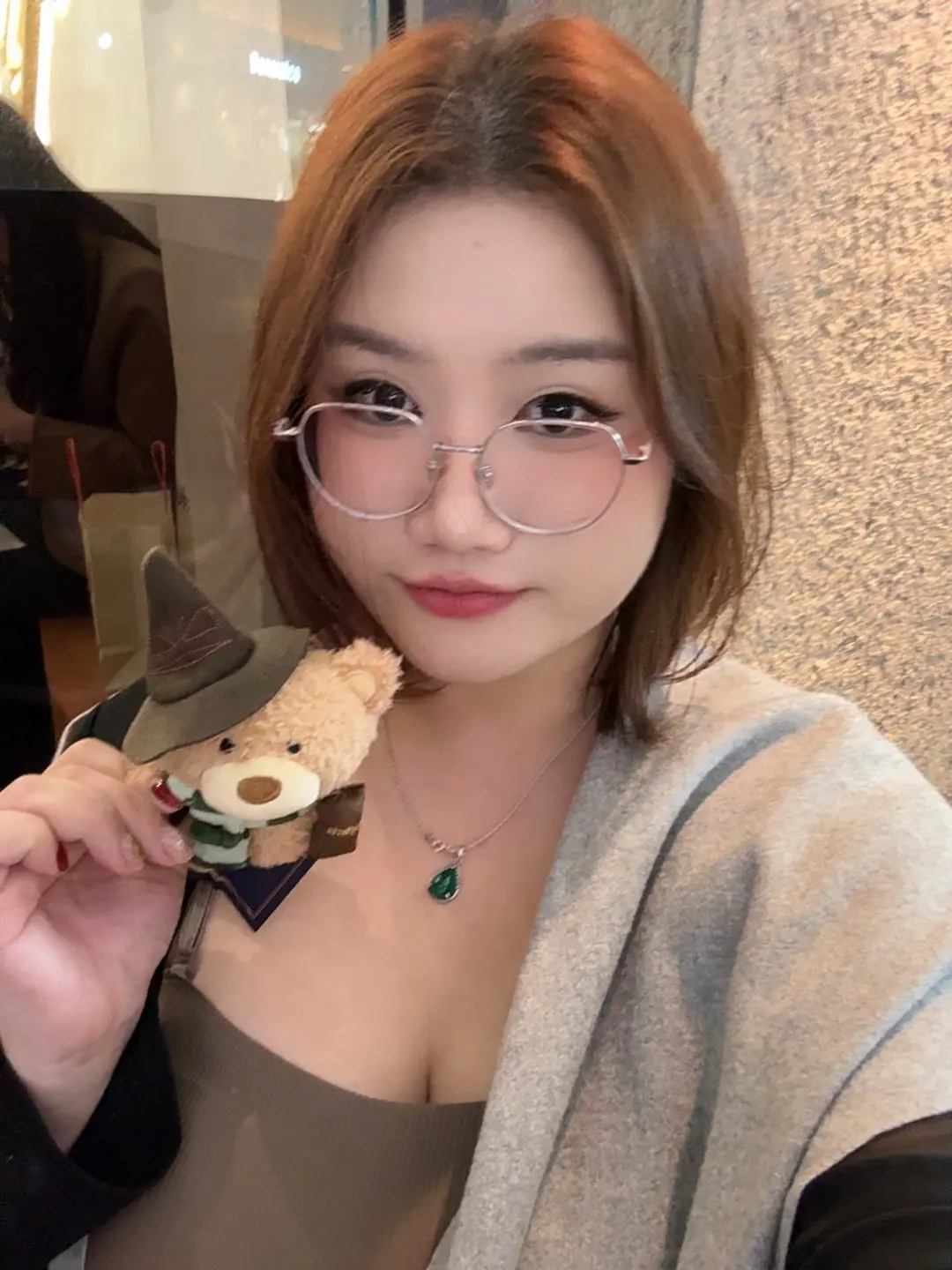 🧸买了哈利波特系列的小熊钥匙扣～