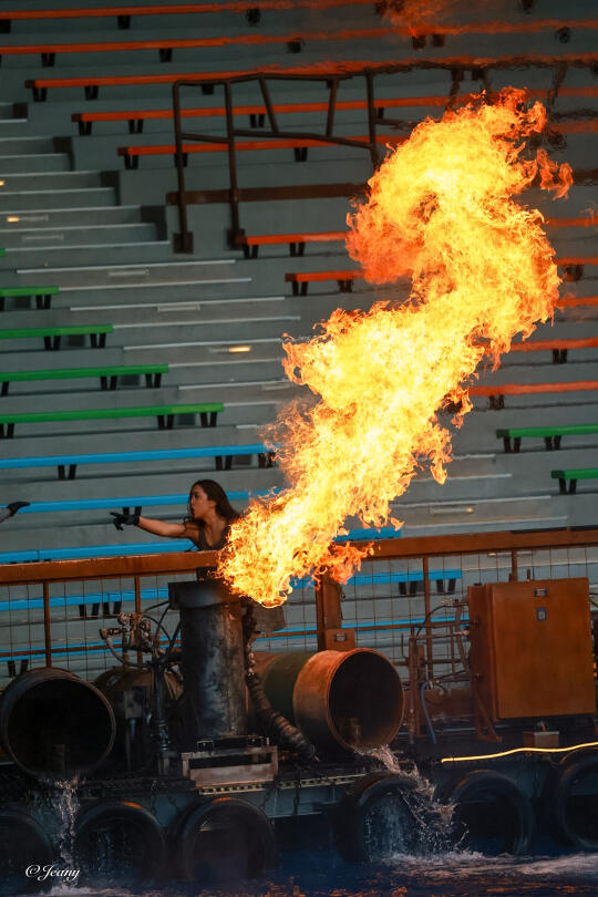 北京环球影城📍未来水世界特技表演📷