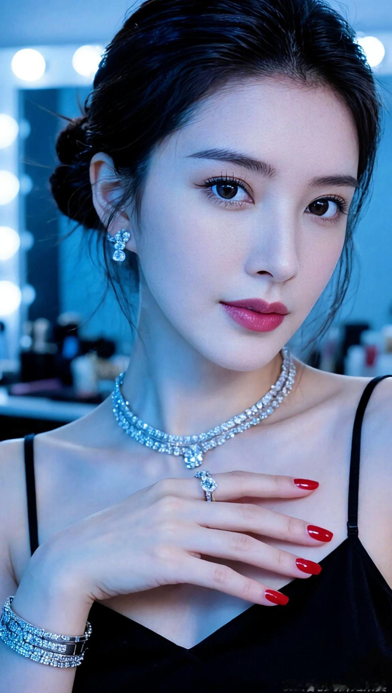 AI璀璨珠宝写真 随变ai随便玩 千金妆 美炸 耳饰搭配