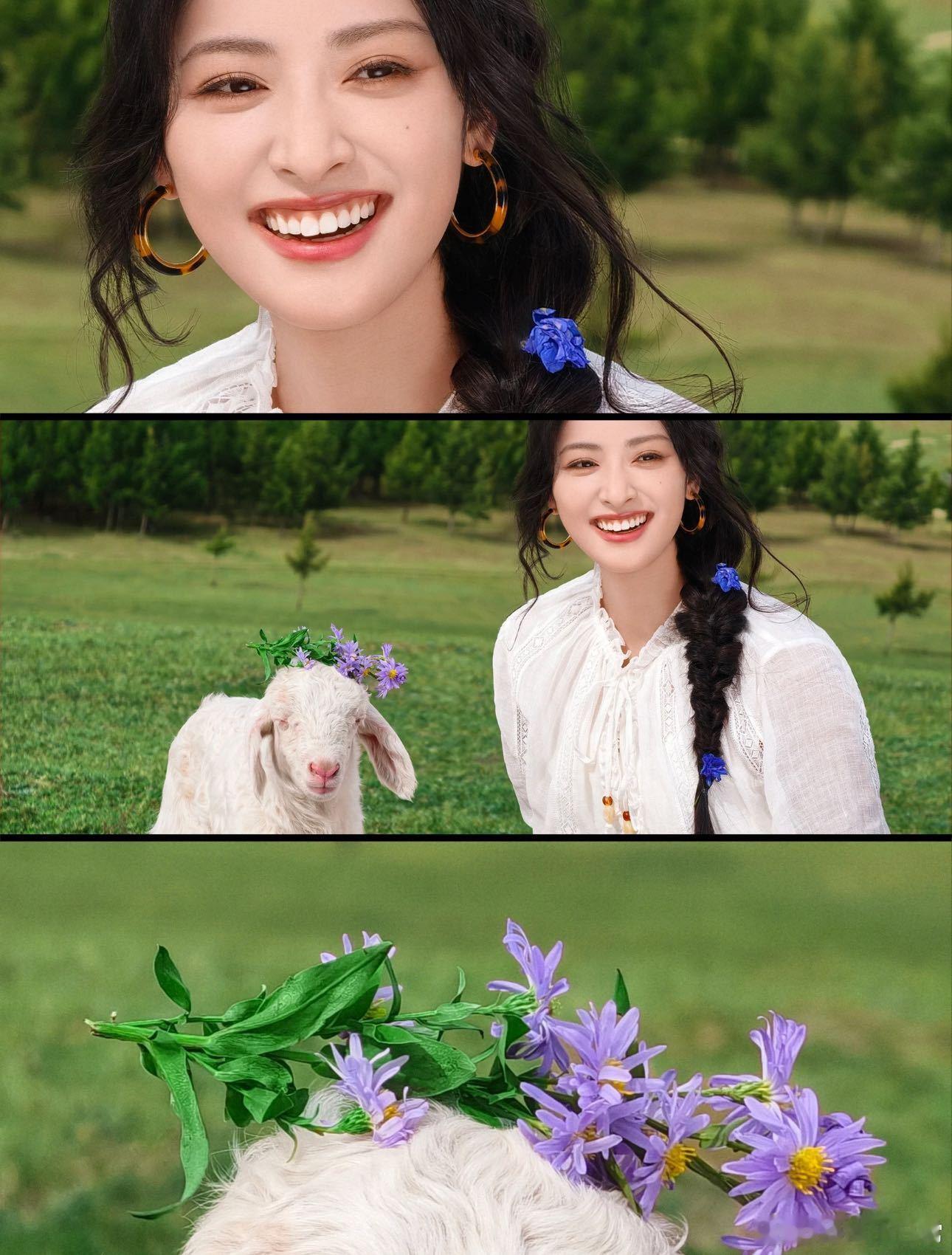 沈月不语只是一味拍照going我 刚看沈月的拍照片段，发现她真的懂松弛感！风吹头