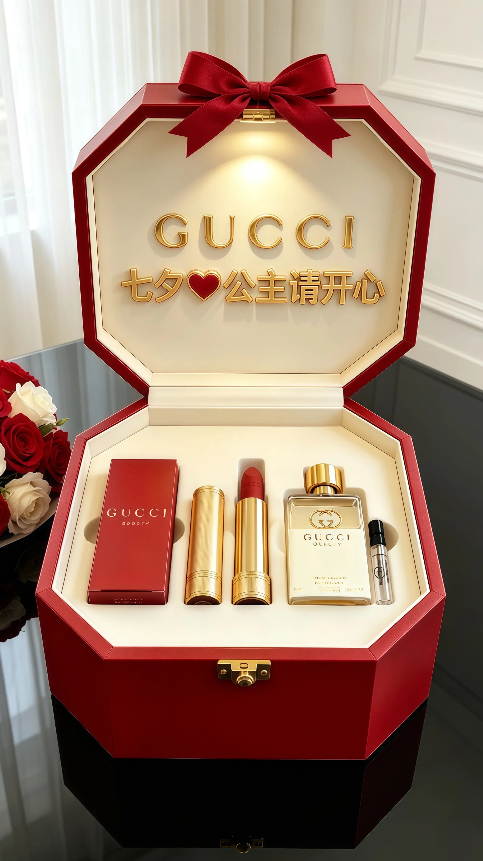gucci礼盒 女生不能拒绝的礼物 七夕节礼物  女生喜欢收到的礼物 七夕礼物