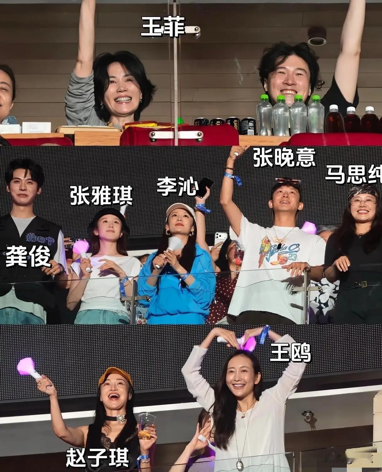 内娱天花板！那英演唱会群星齐聚，王菲罕见素颜露面太难得
 
内娱最热闹的演唱会，