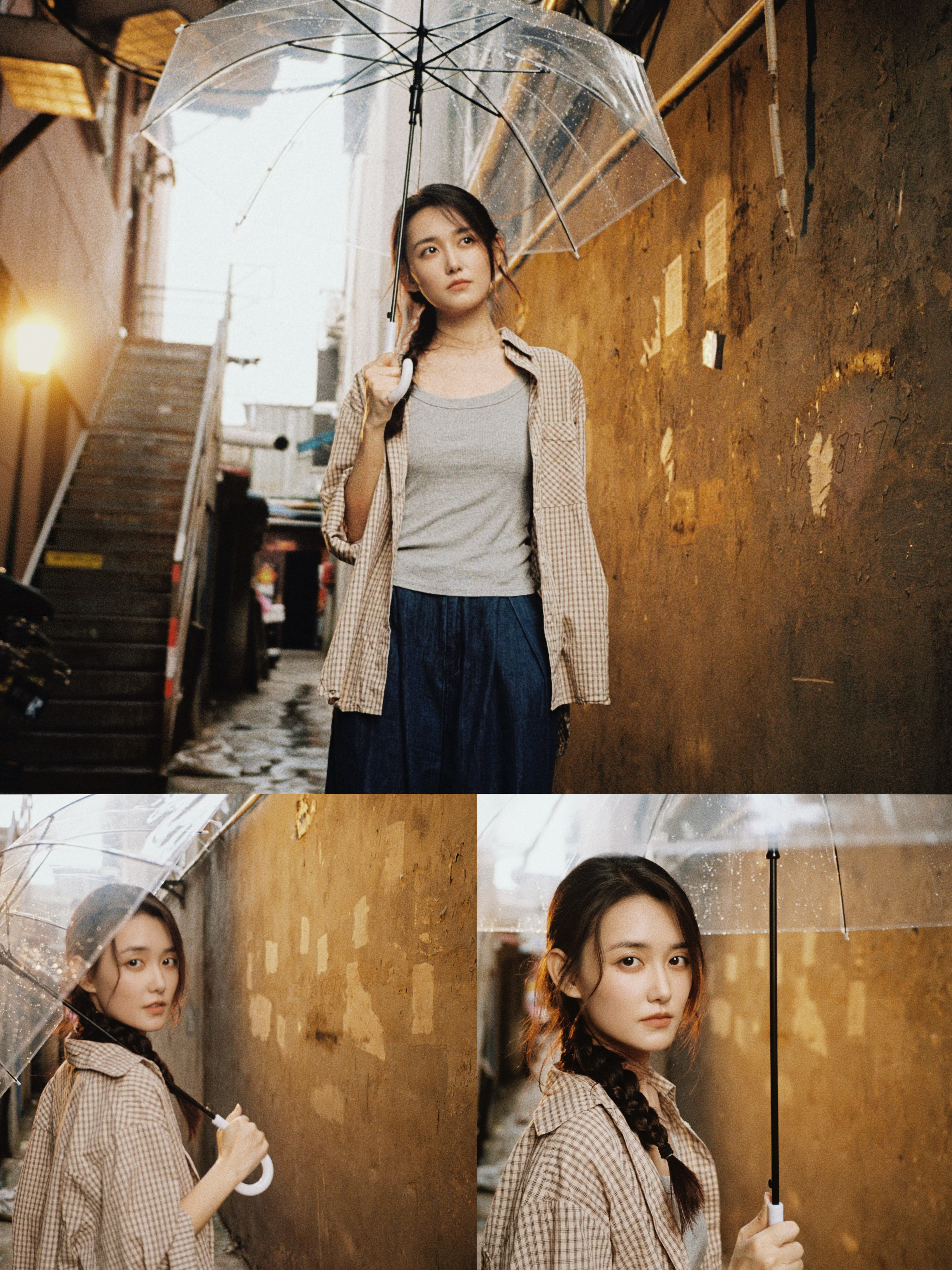 蒋依依好一张县城文学女主脸蒋依依县城文学女主有脸了市井烟火配上胶片质感，蒋依依置