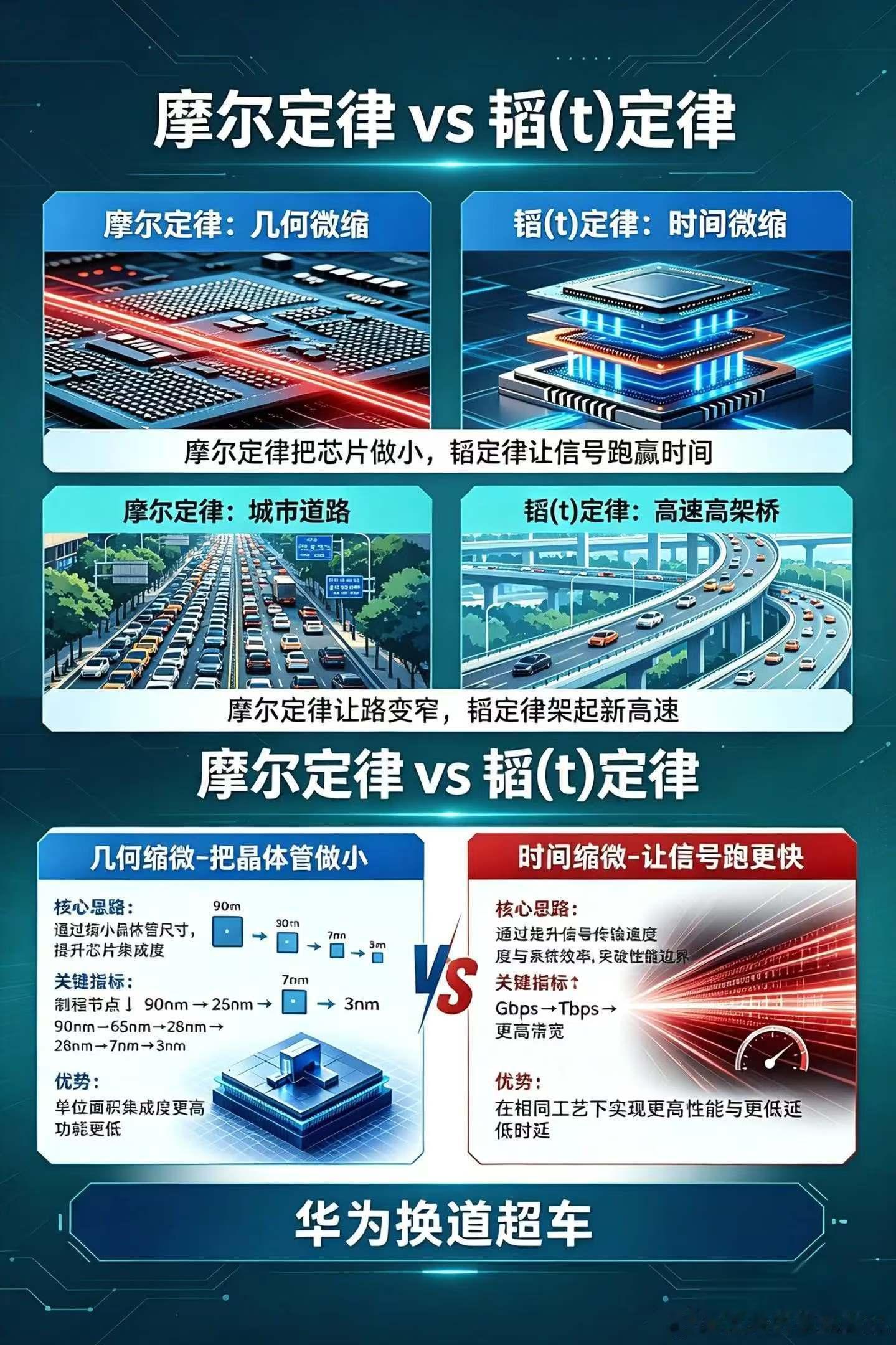 华为 韬定律 这次“逢华必反”的那帮人也挺痛苦的，一边不想承认华为的技术成果，一