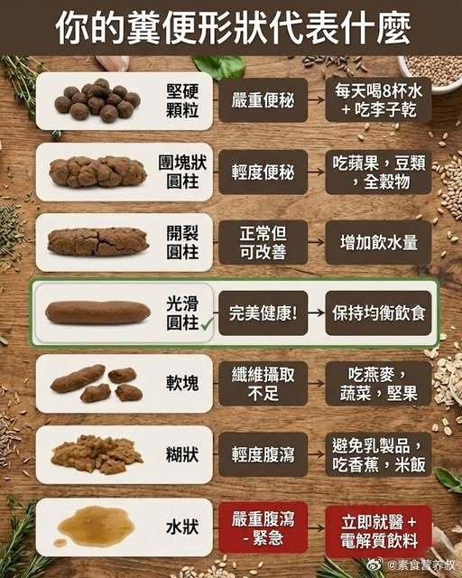 你的便便形状到底代表什么？认识布里斯托大便分类表（Bristol Stool C