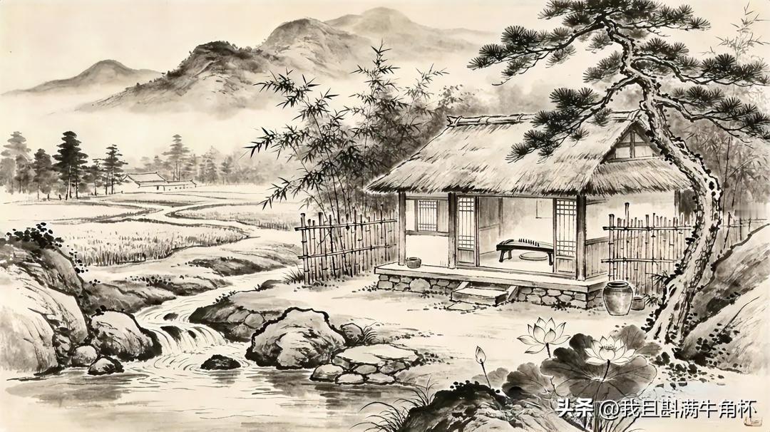 下联：散发尊前茅舍烟
上联：有请雅士[玫瑰][玫瑰][玫瑰]