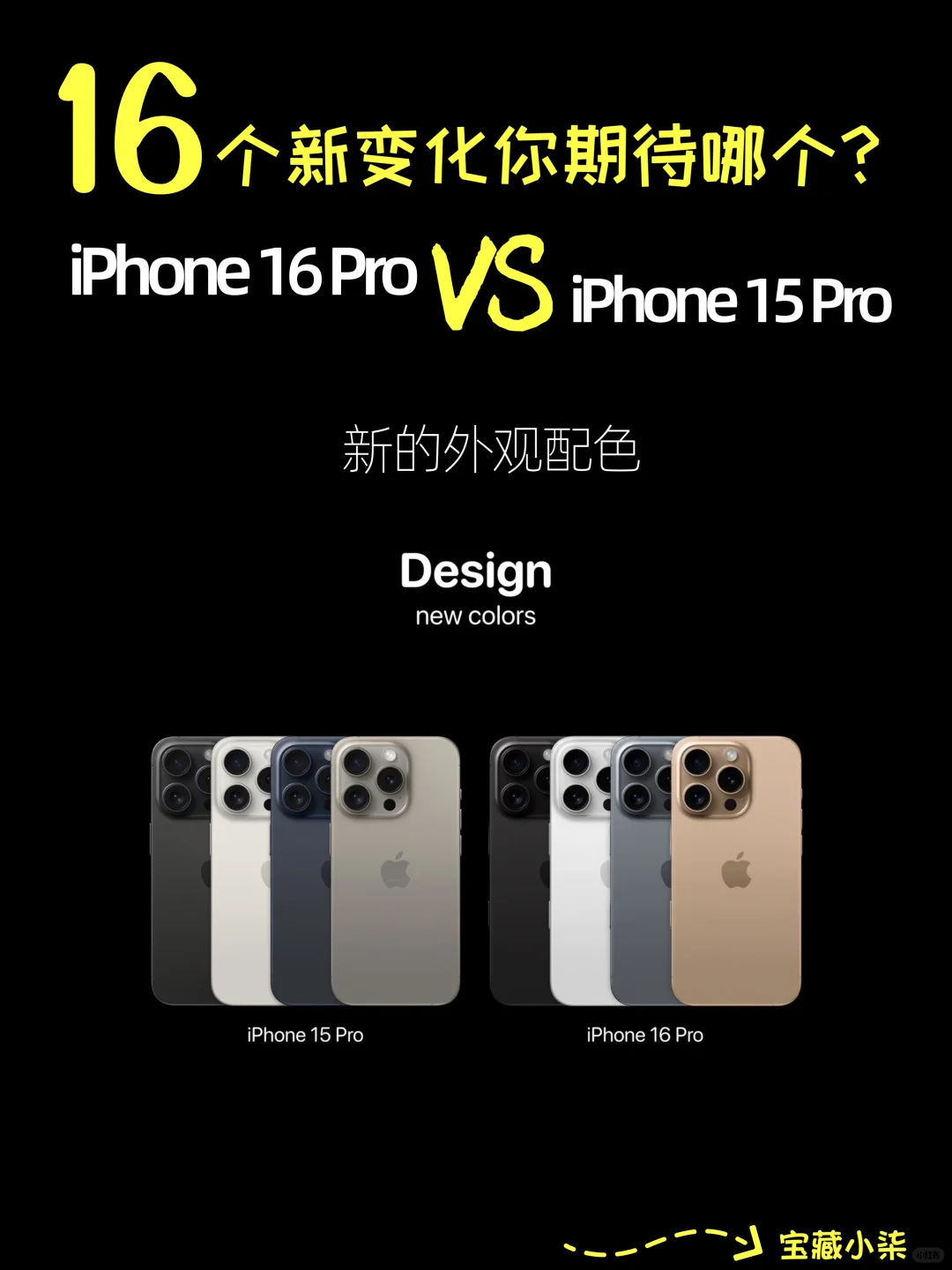 iPhone 16 Pro VS iPhone 15 Pro的新变化