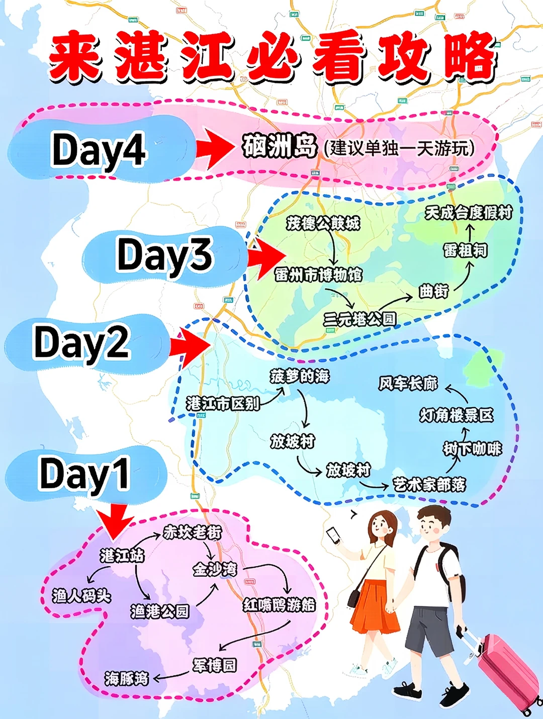 人均800+躺平看海🌊湛江四天三晚干货