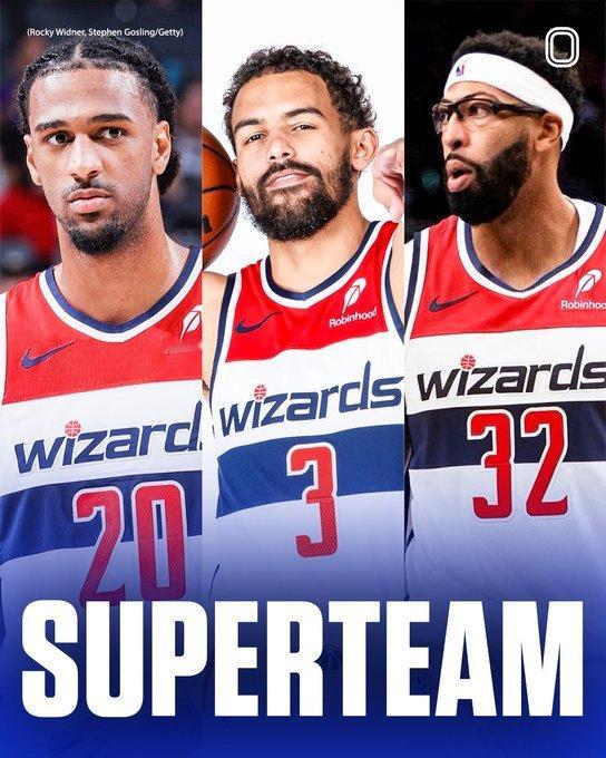 刺激了，浓眉交易了，奇才再拿下一个全明星，萨尔身边突然多俩大哥。独行侠送出戴维斯