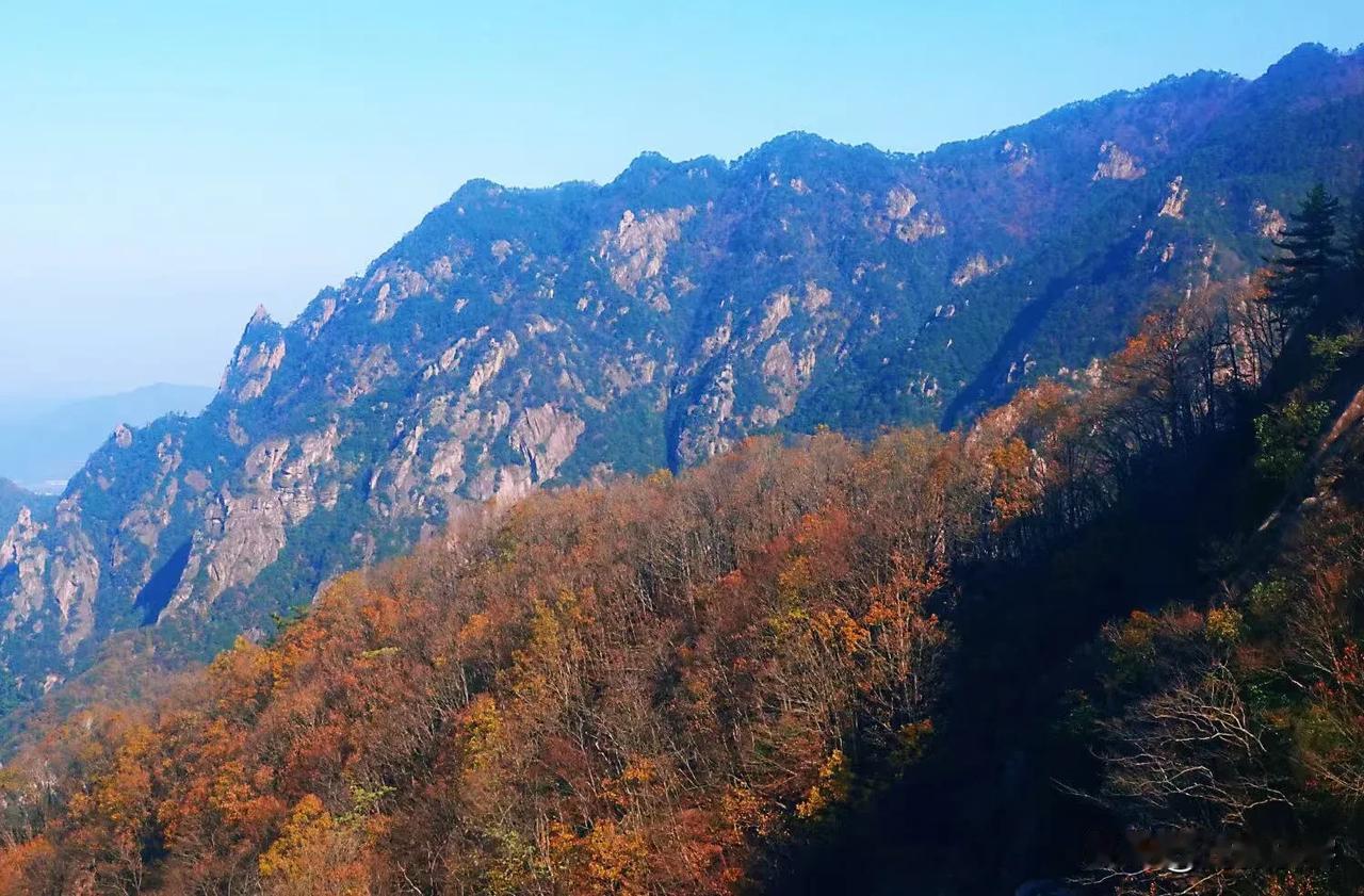 去铜陵，没有走高速，在国道上慢悠悠地一边开车一边赏景。这里的山与山西的山差别太大