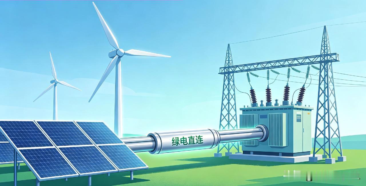 绿电直连不能一对多，为啥微电网却可以？
 
很多人疑惑：纯绿电专线直连只能一对一