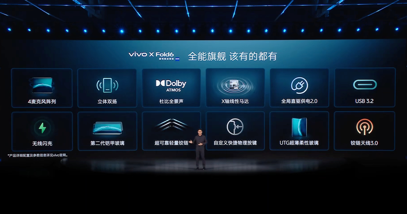 vivo X Fold6价格来了12GB+256GB = 7999元12GB+5