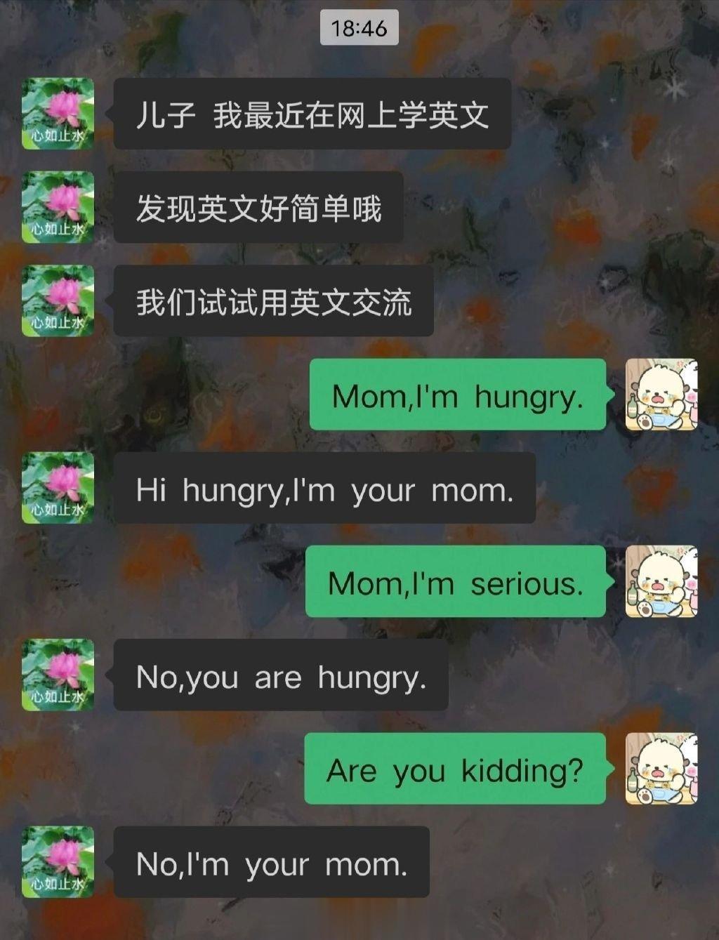 妈妈学会的地道英语： ​​​