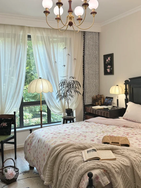 抄作业成功!哪个天才发明的复古风窗帘啊～