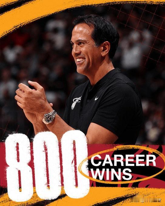 热火官方这波操作太圈粉啦！11月28日热火击败雄鹿，斯波迎来生涯第800胜，热火