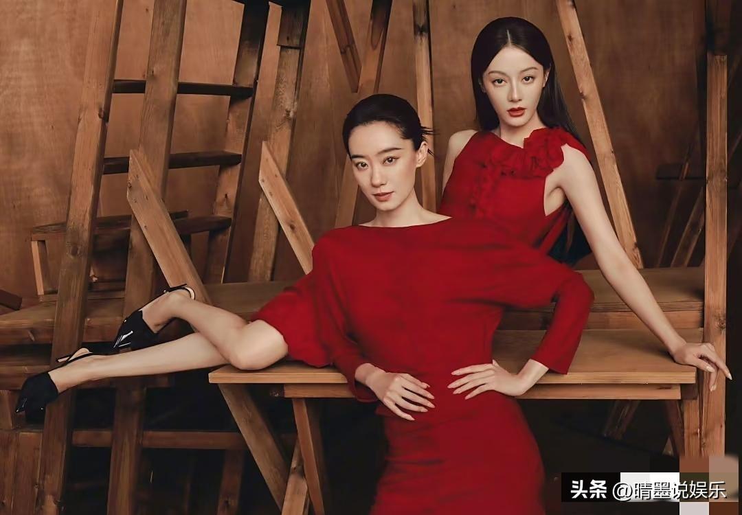 迪丽热巴是得罪了化妆师吗？
合照的姐妹们都是艳丽的眼妆，只有她一个是寡淡的眼妆，
