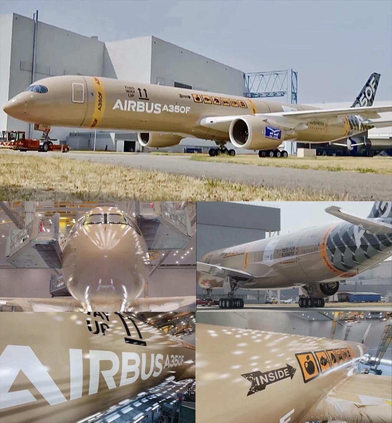 2026年8月19日，空客在法国图卢兹正式揭开了首架A350F测试机（注册号F-