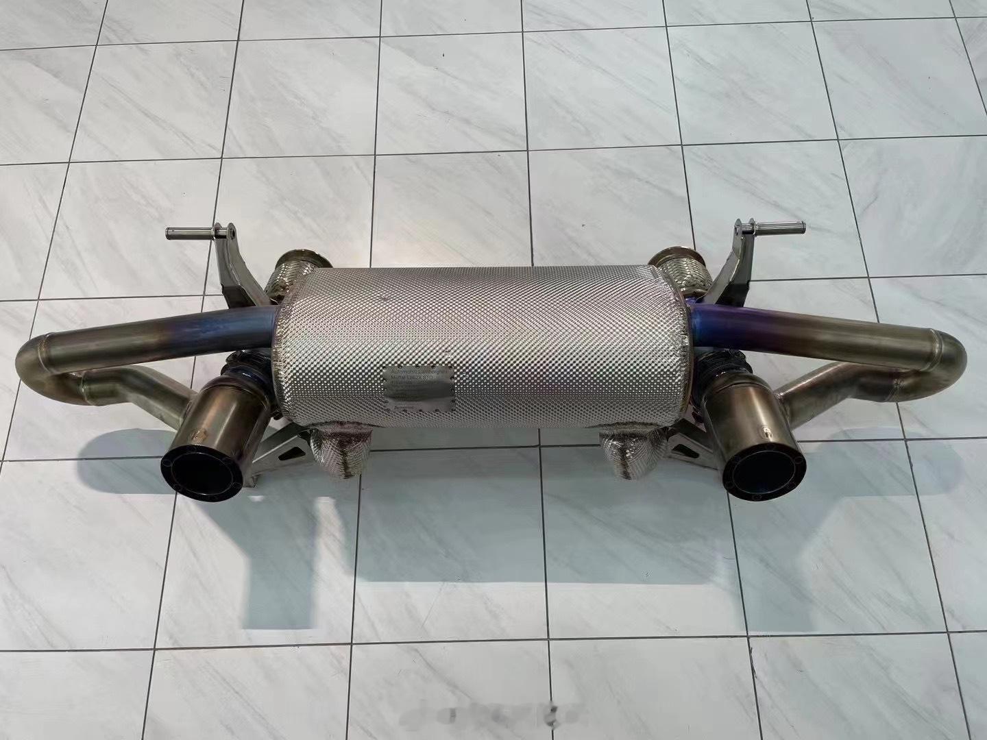 Lamborghini Huracan STO兰博基尼原厂选配AK联名钛合金排气