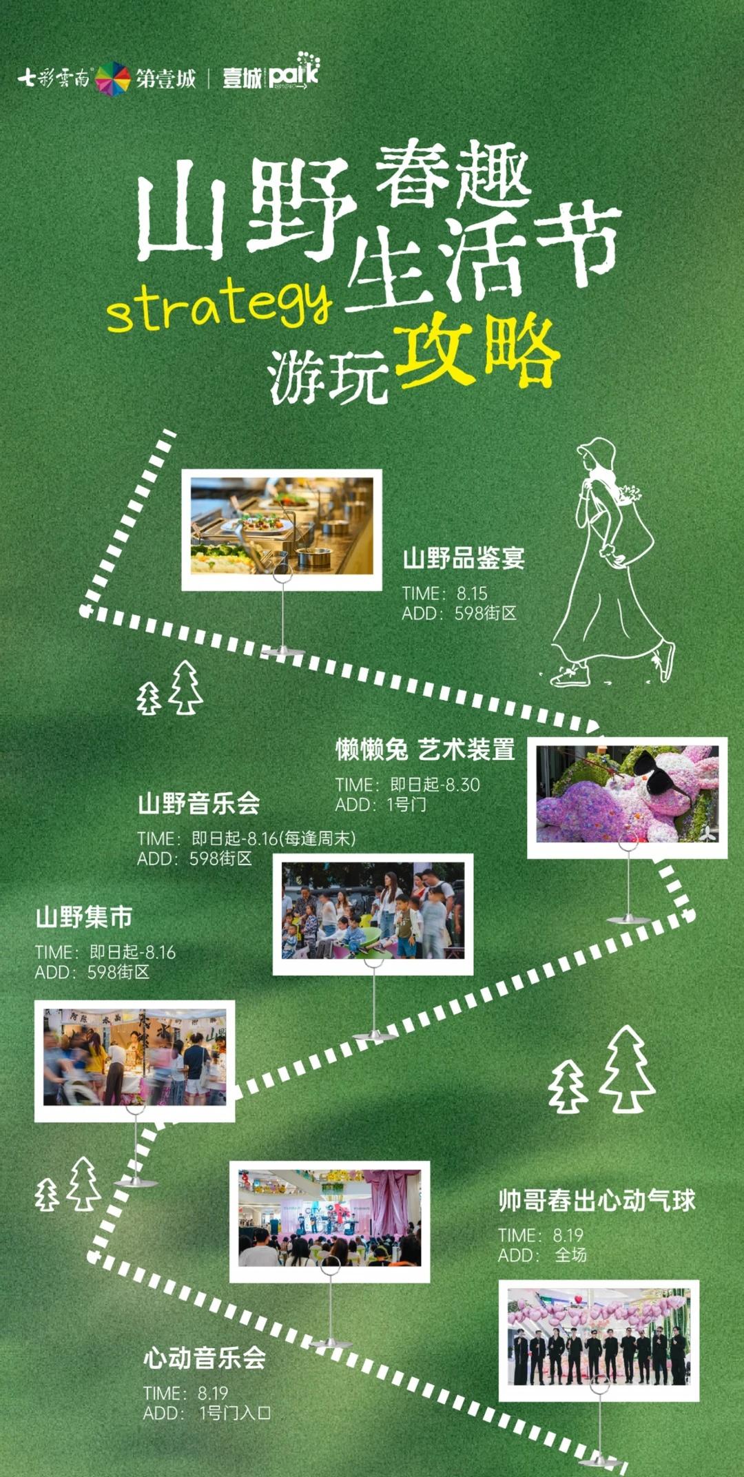 山野生活节攻略来啦 文末🈶🎁
谁懂啊！把山野氛围感直接搬进商场🌿
不用跑远