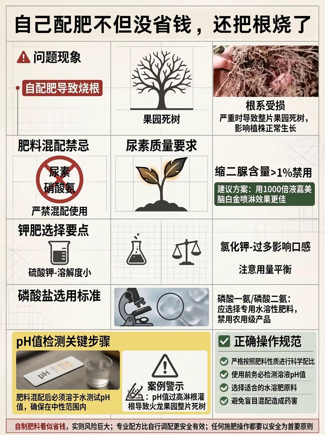 自己配肥不但没省钱，还把根烧了？。肥料 施肥