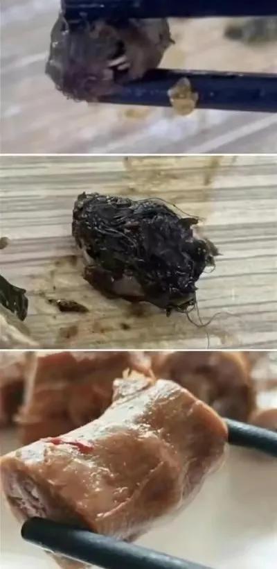 鼠头当日就被学校食堂丢弃，这不就是毁尸灭迹吗？而且之前还有媒体报道说拿去检测了，
