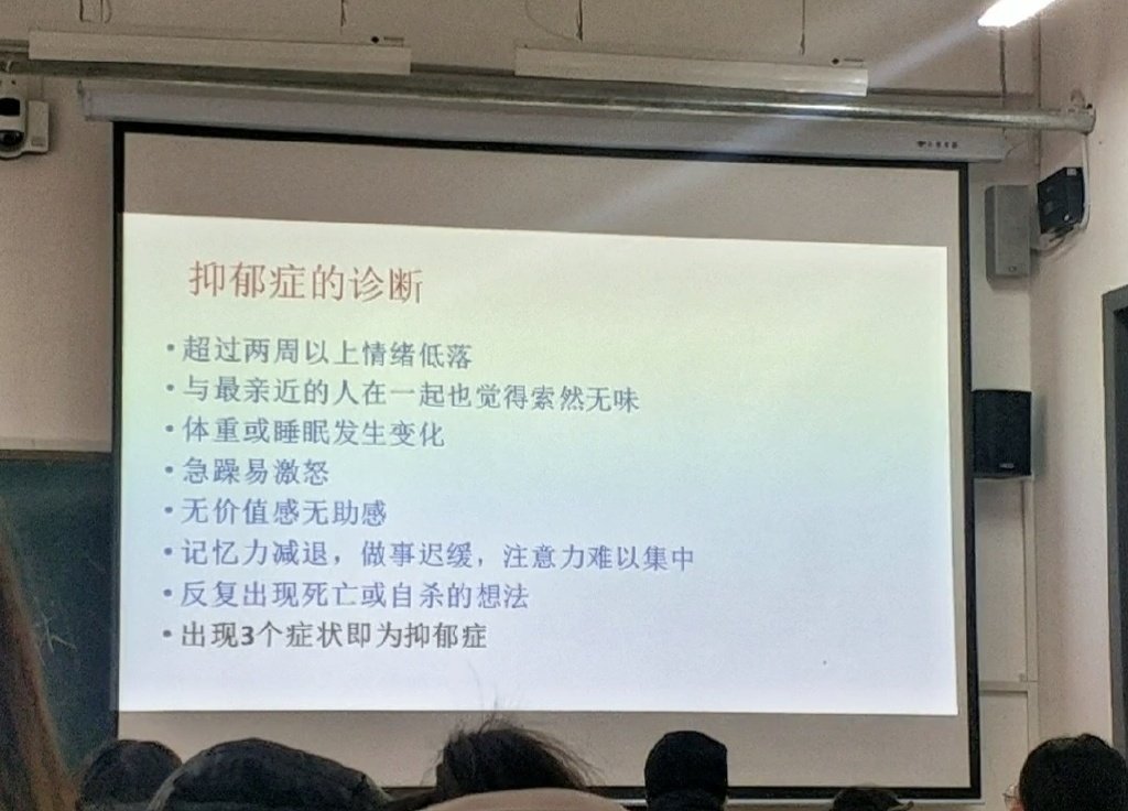 抑郁症的诊断，你占了几条，不知道准不准。[doge] ​​​