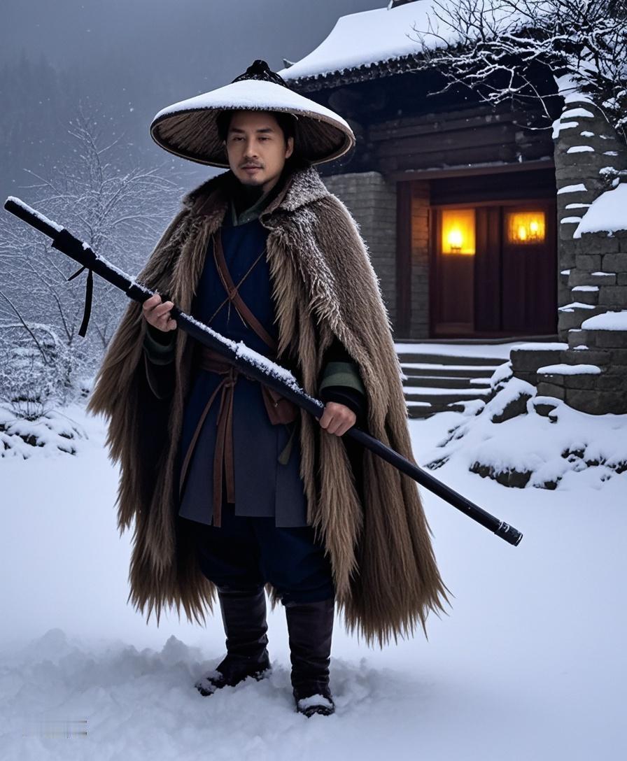 AI写真辑谁不曾是东京城那个谨守本分的林教头？直到风雪压弯了屋檐