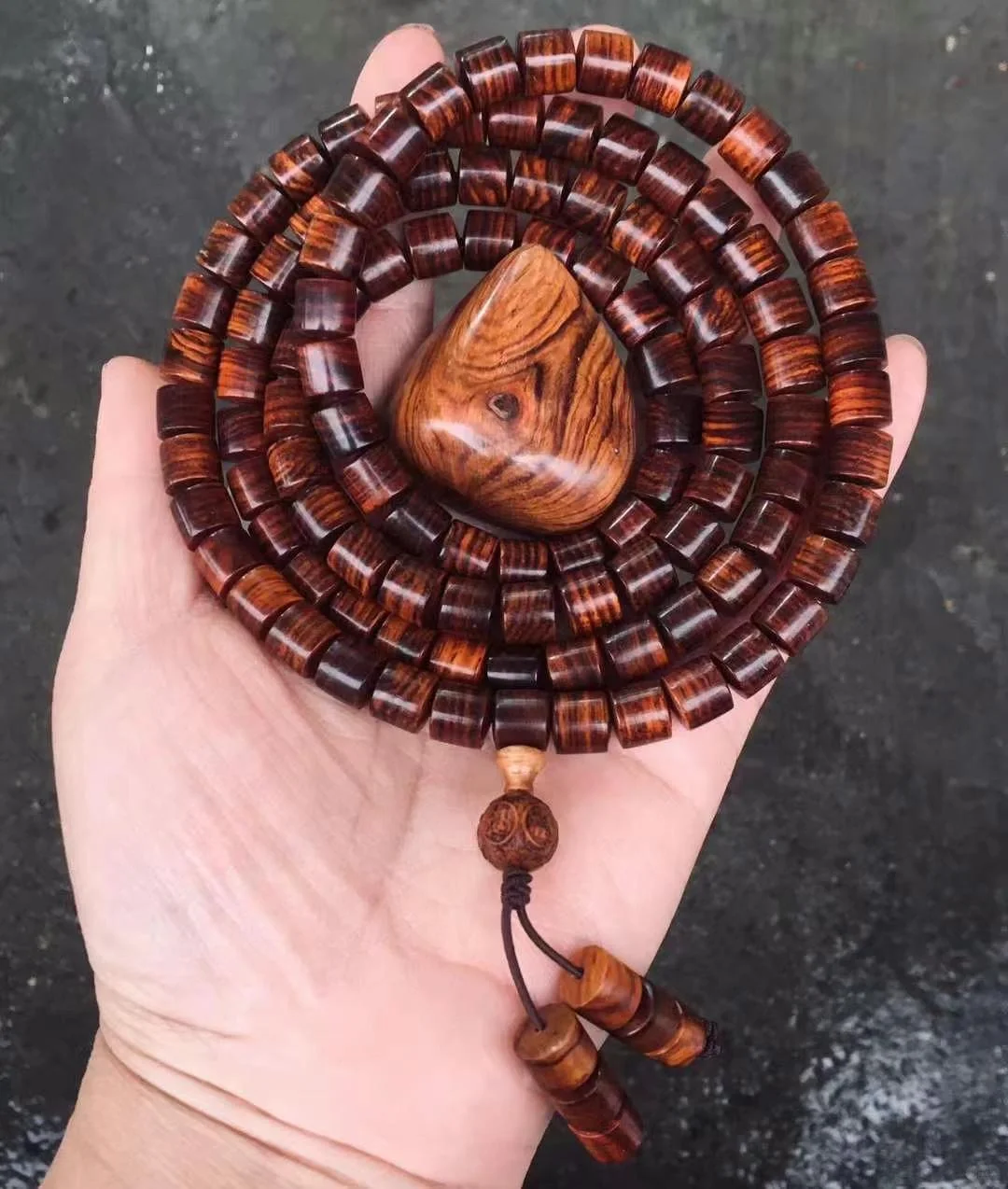 海黄桶珠🐯虎皮纹📿️手串