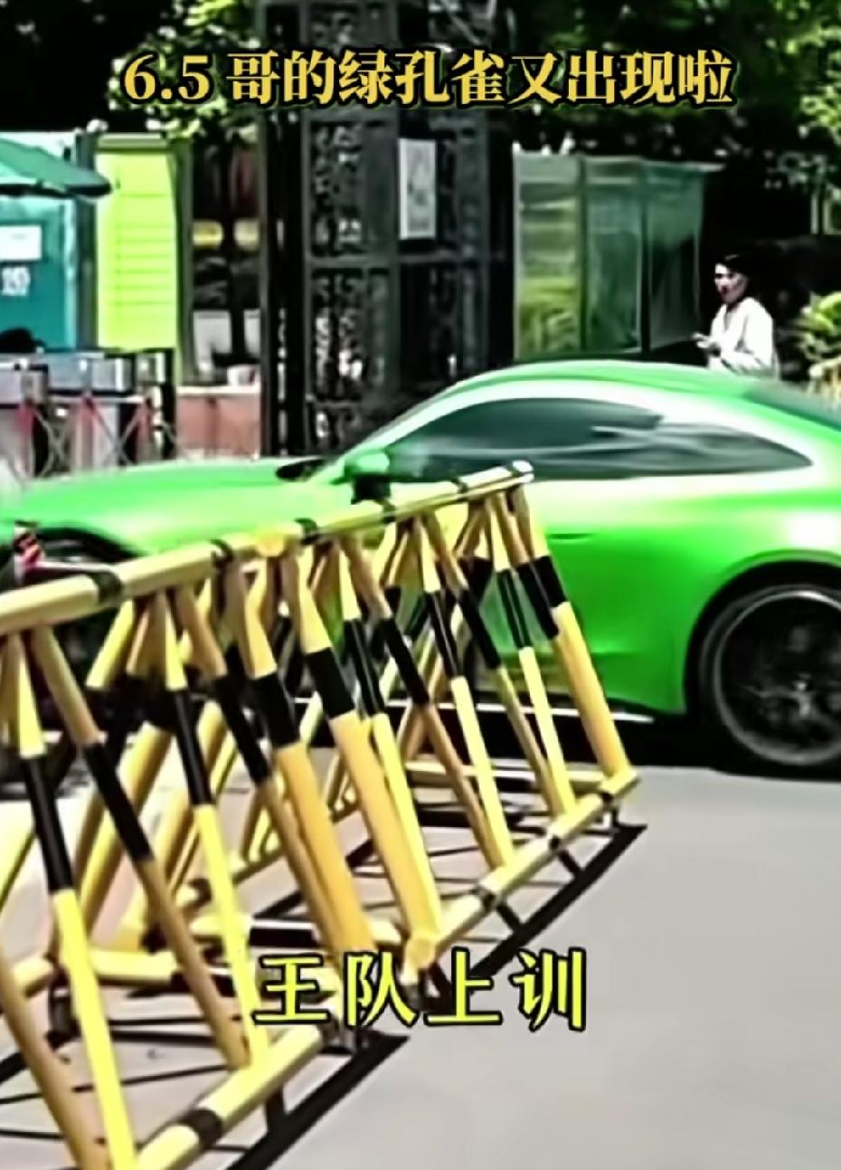 6月5日 ，新鲜的楚钦
开着他那骚～包的绿色车车上训了
一路相伴，一路绿灯，畅通