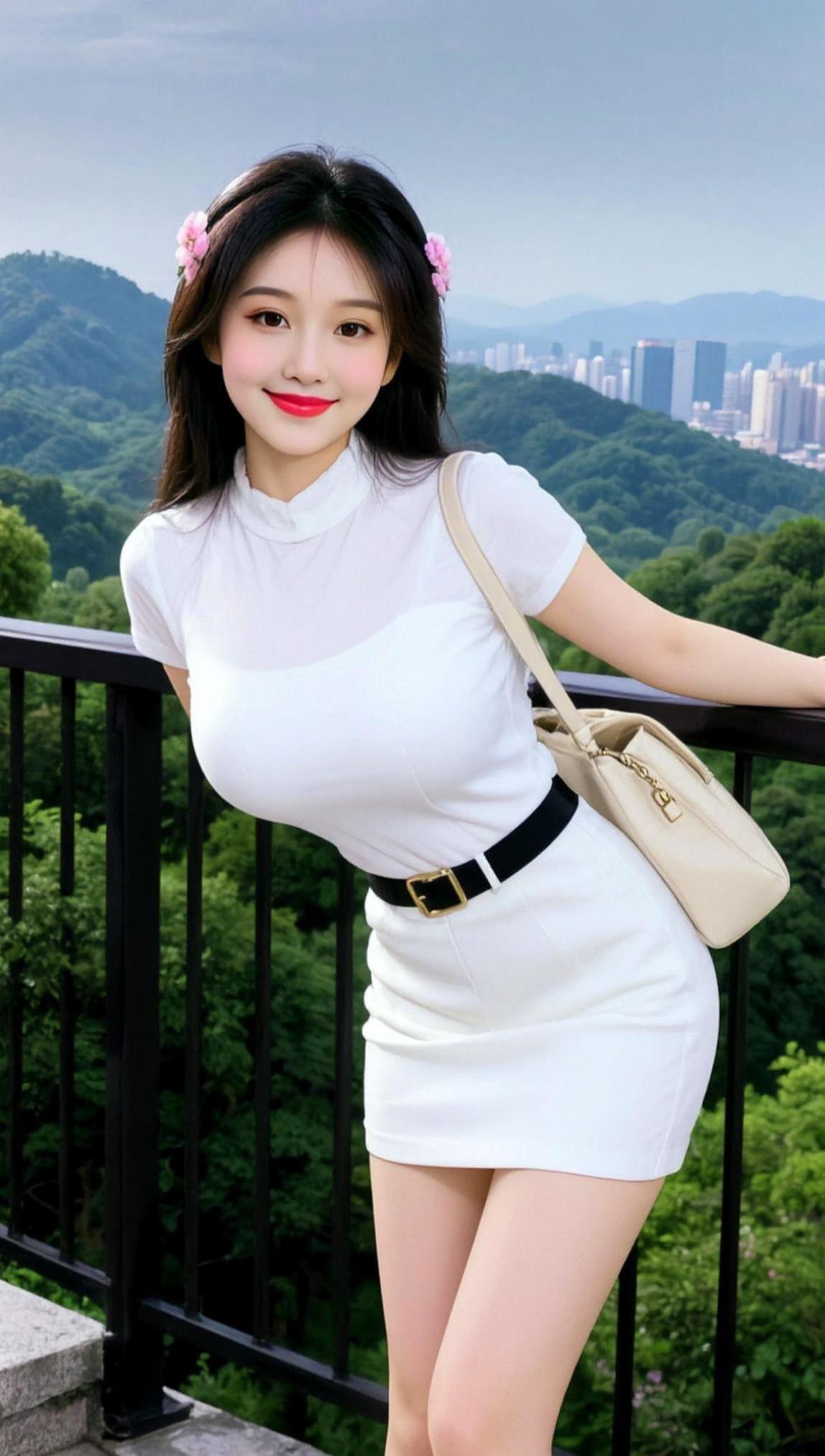 山的这边是乖乖女，山的那边…等你来发现。
AI美女 山那边 少女写真 花季少女