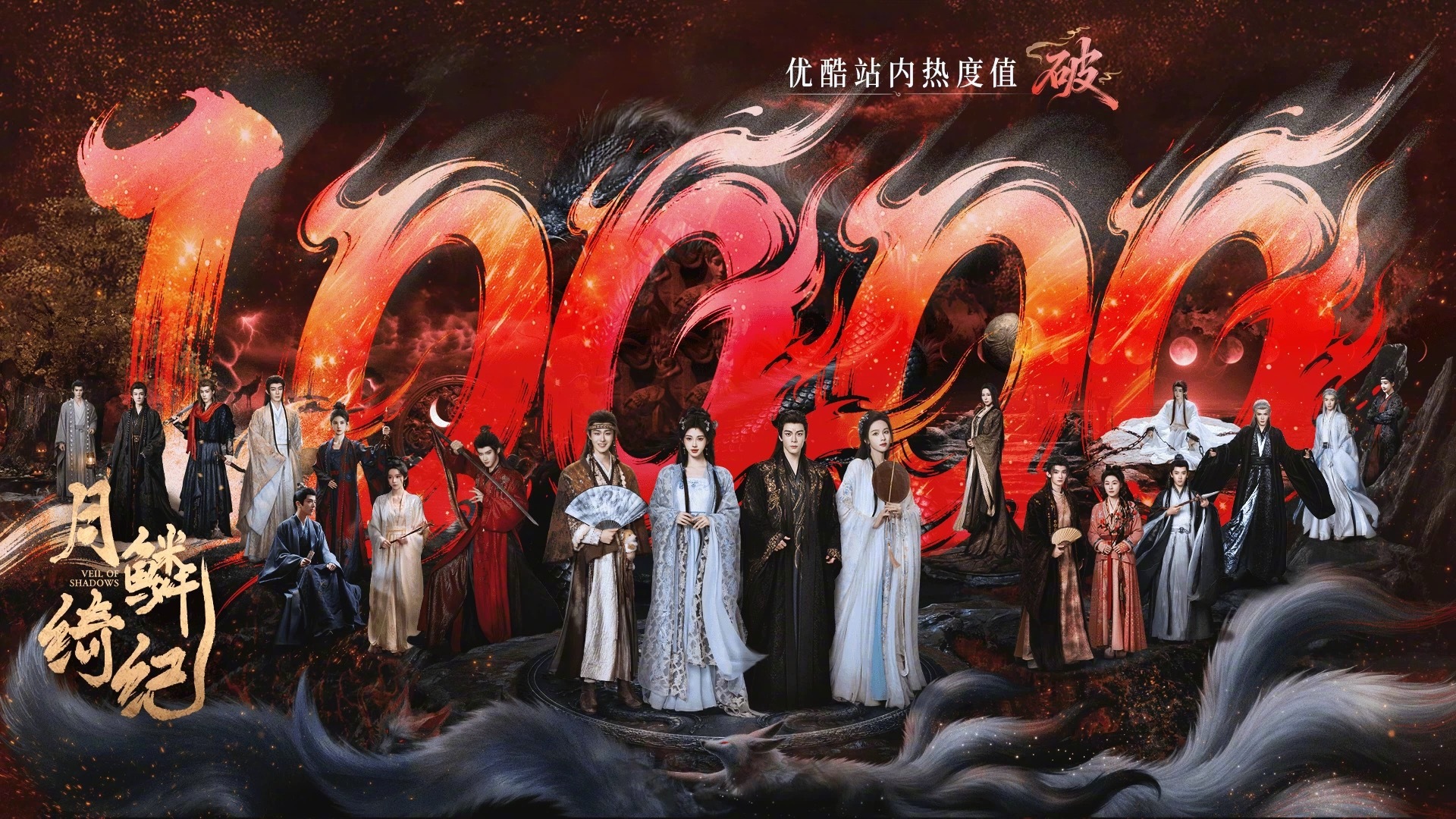 鞠婧祎陈都灵曾舜晞田嘉瑞《月鳞绮纪》热度破万，扛剧能力牛