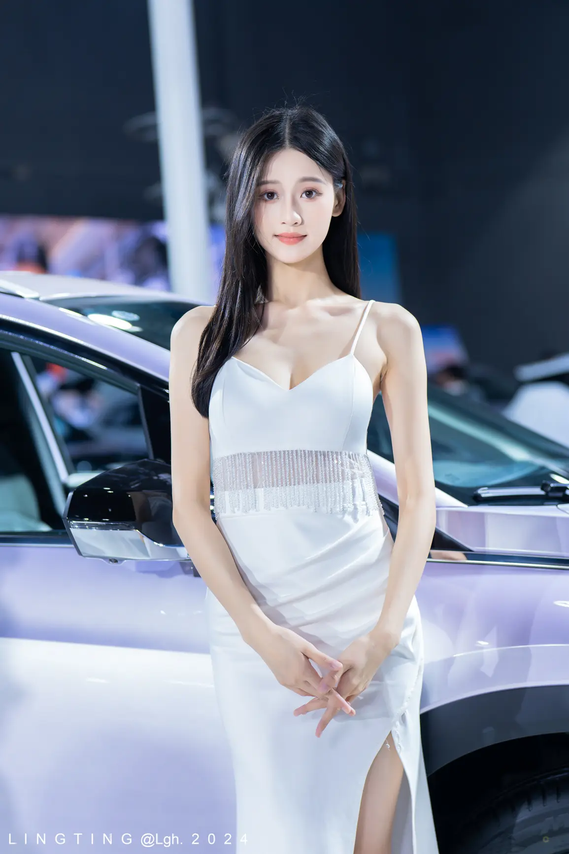 2024 广州五一车展模特：晓晓。