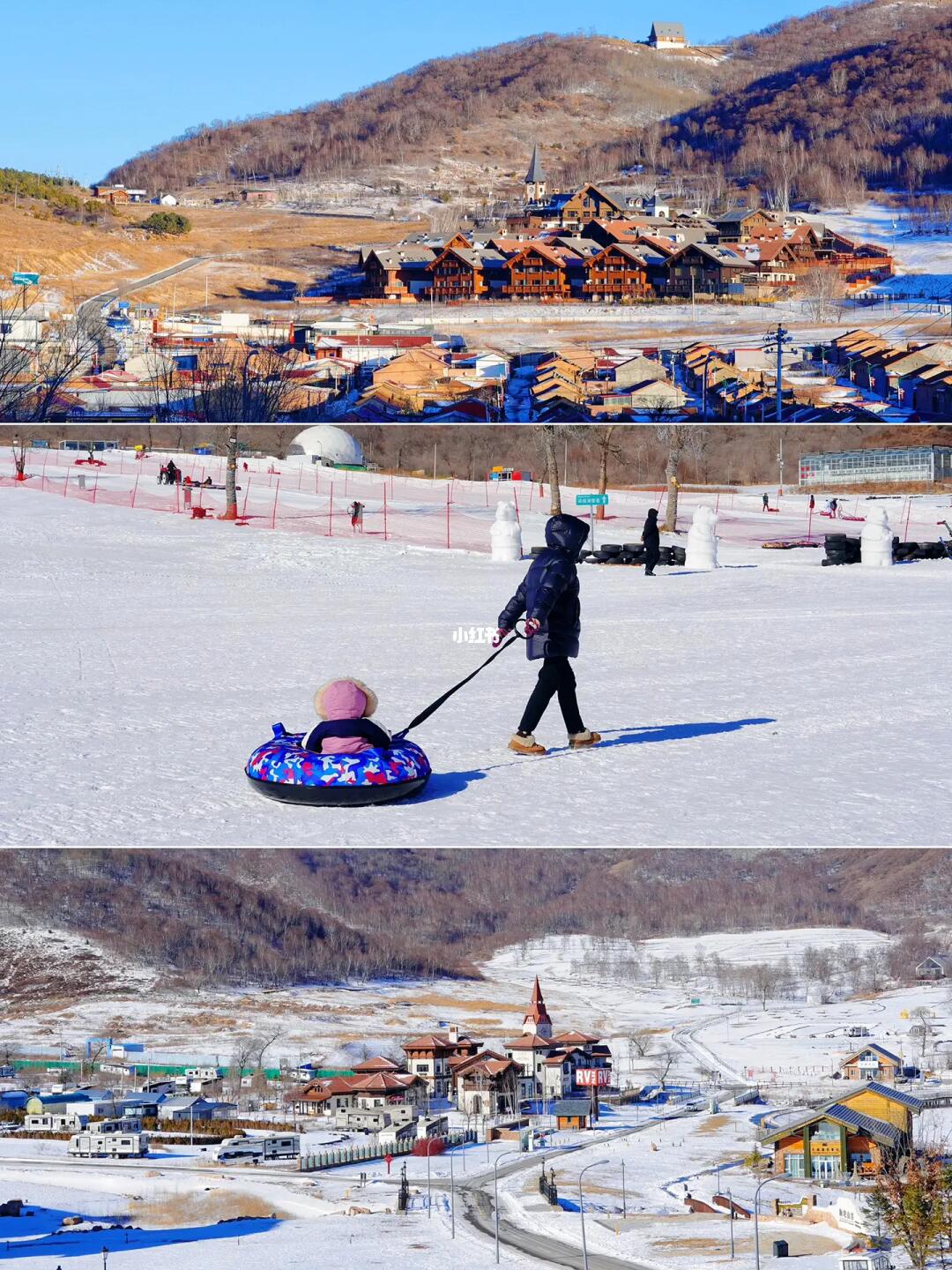 不是瑞士❗️北京玩雪圣地❄️很近很美遛娃绝了