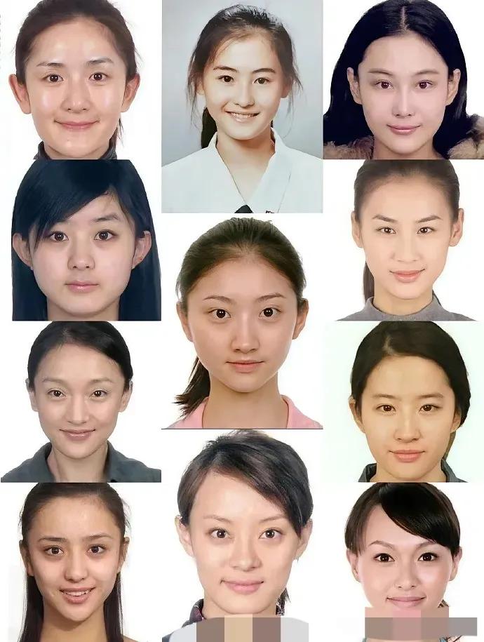 知名女星的证件照，算是素颜了吧！快来看看到底谁赢了？
