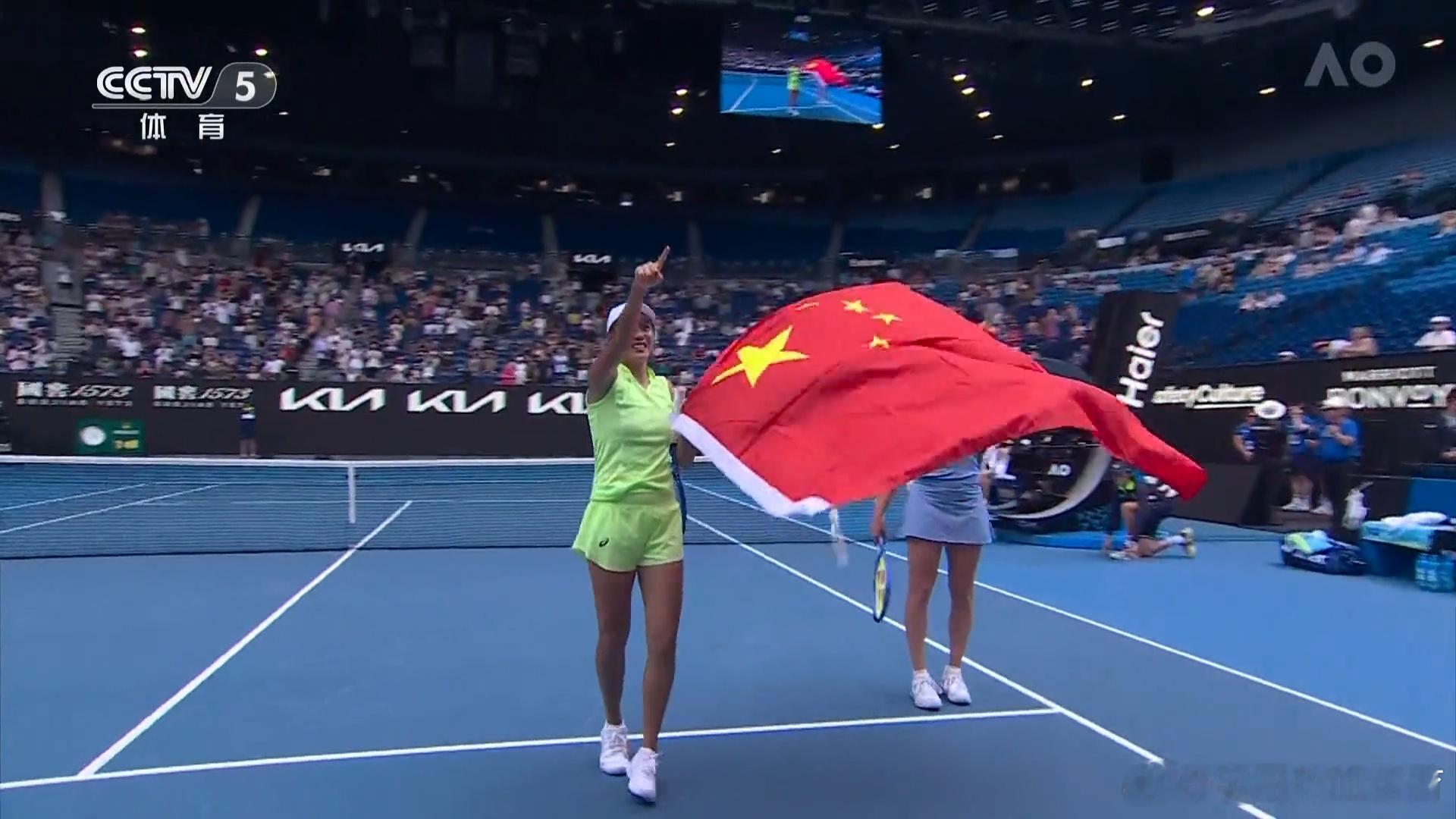 张帅组合2026澳网女双冠军恭喜张帅，第三个大满贯女双冠军🏆，越老越妖，打的太