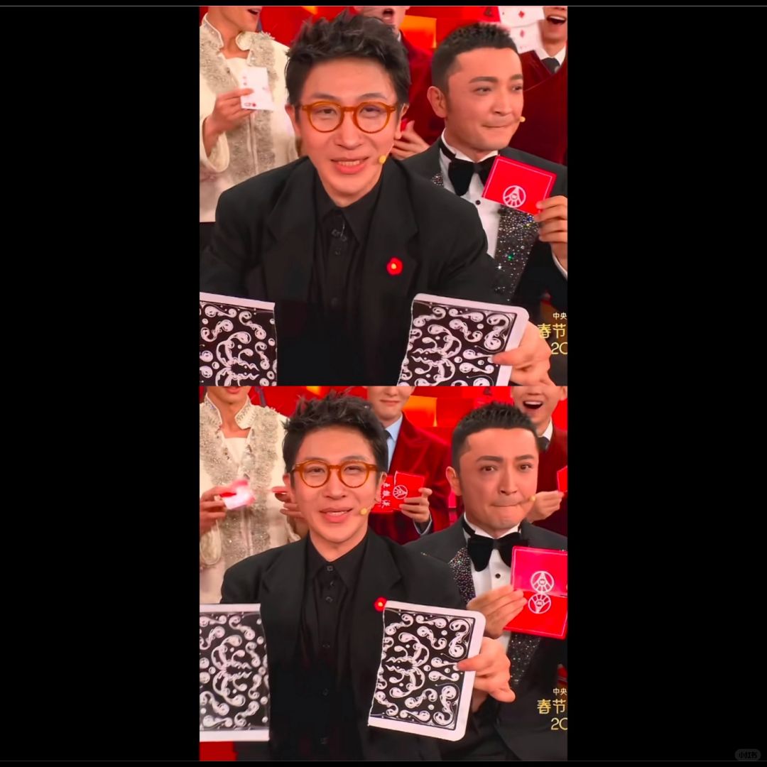 今天春晚最搞笑的瞬间
慌里慌张的主持人

