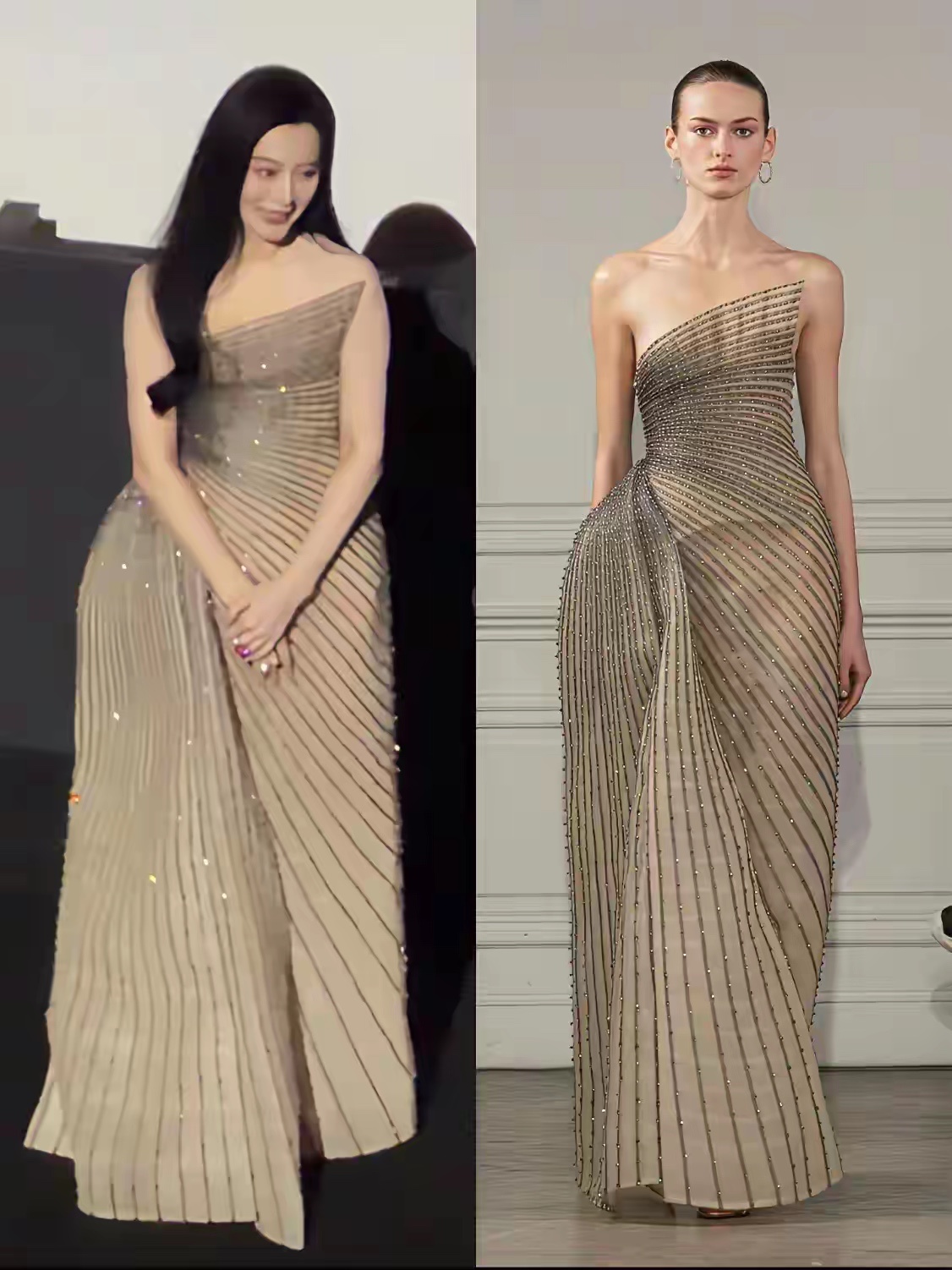 一个胖一个瘦，穿同样的衣服，哪个好看？ 