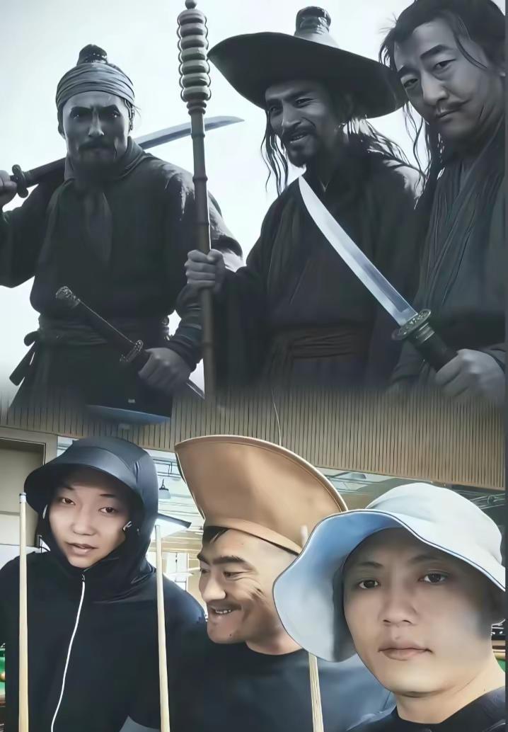 现在时代变了，打劫都不用刀了张泰艺 党金虎 薛珍麒 台球🎱