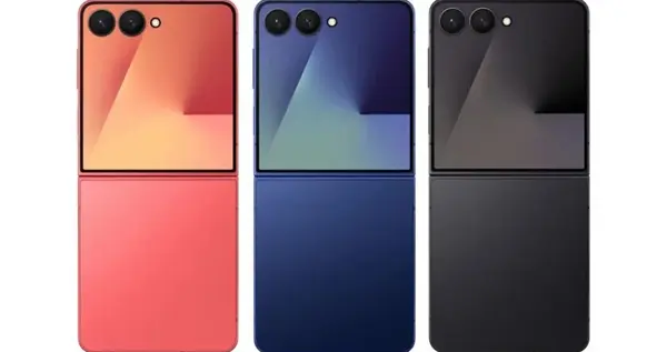 三星Galaxy Z Flip7外观曝光：三款配色 背部外屏是亮点